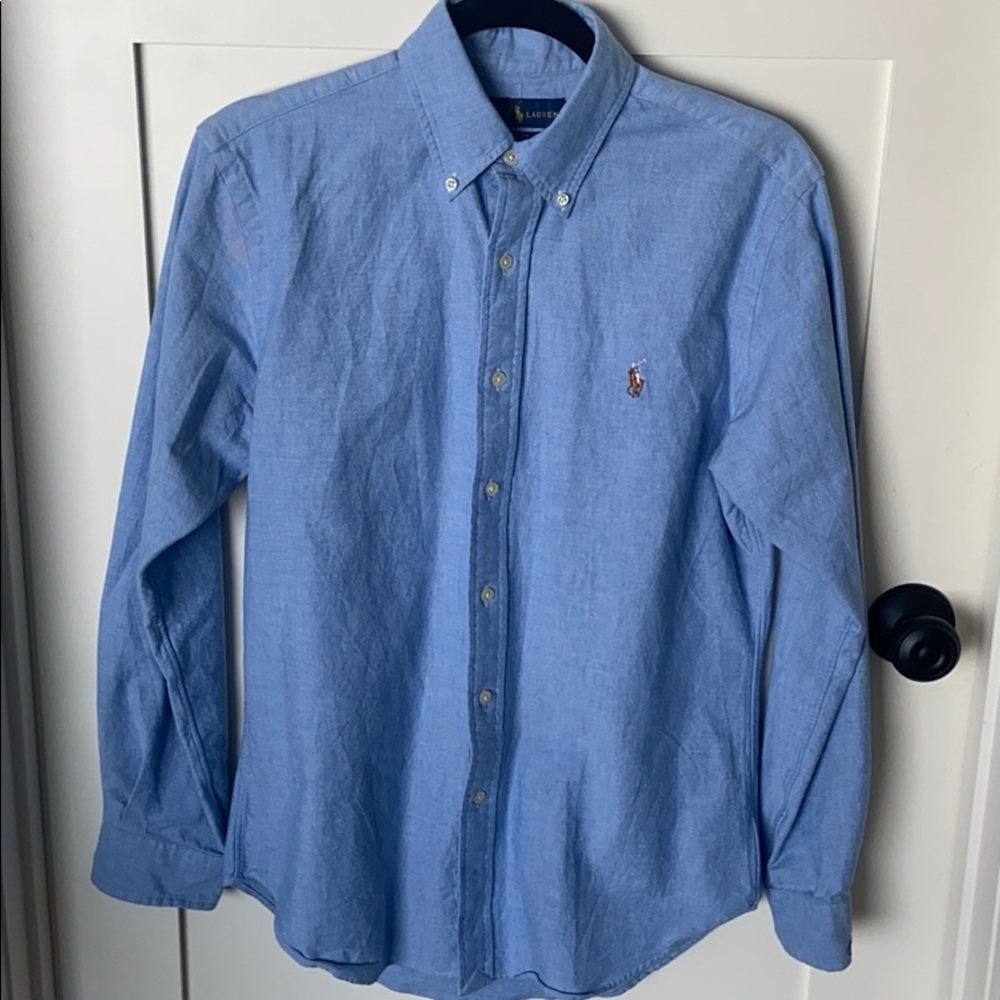 BNWOT men’s Ralph Lauren lt blue oxford- sz M